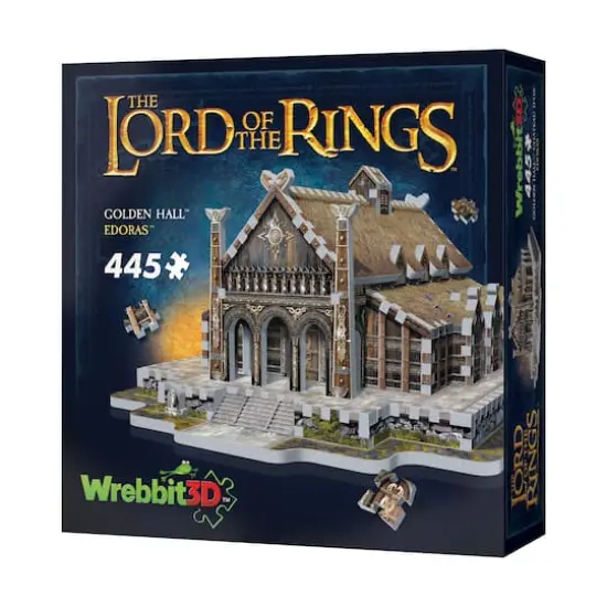 The Lord of the Rings - Golden Hall - Edoras 3D Puzzle: 445 Pcs {3}