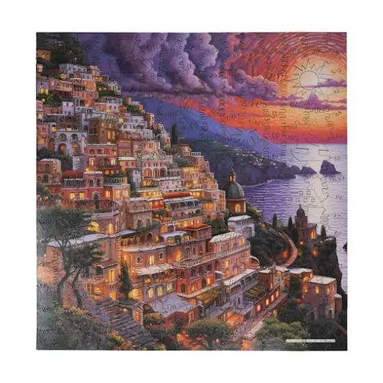 Wooden Jigsaw Puzzle - Ocean View Sunset: 237 Pcs {1}