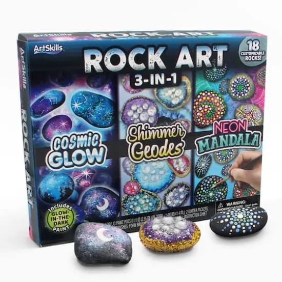 ArtSkills&reg; Rock Painting Kit for Kids {1}