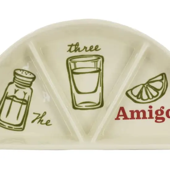 11.75" The Three Amigos Ceramic Tray by Ashland&reg; {3}