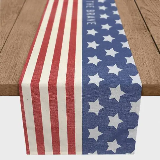 Home Of The Brave Outdoor Table Runner {4}