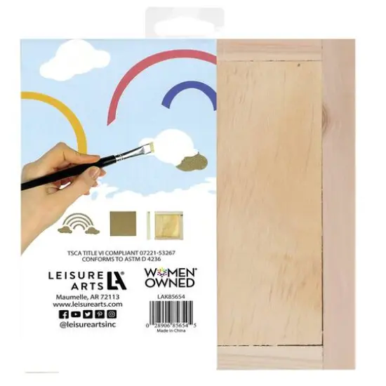 Leisure Arts&reg; Rainbow Shadow Box Kit {8}