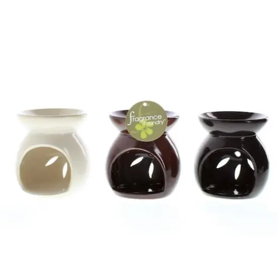 Mini Multicolor Flower Candle Oil Warmers (Set of 3) {5}