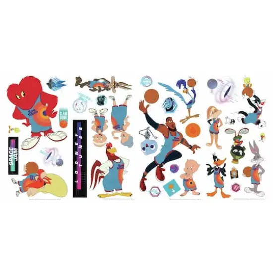 RoomMates Space Jam Peel & Stick Wall Decals {1}