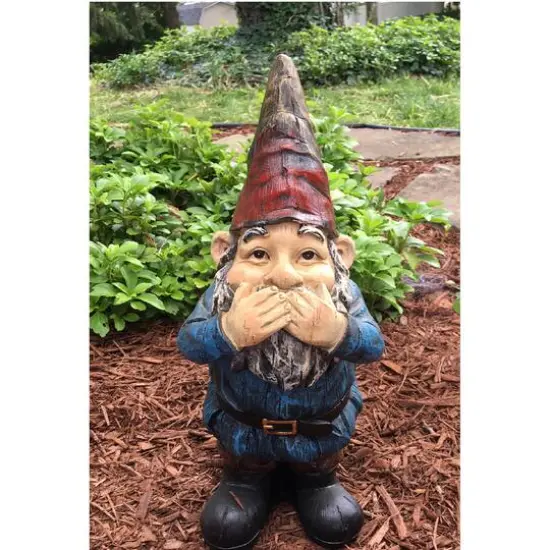 Santa's Workshop 18.7'' Speak No Evil Gnome Accent {3}