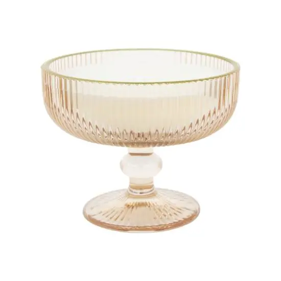 7oz. Harvest Pomegranate Scented Vintage Glass Candle Ivory {3}