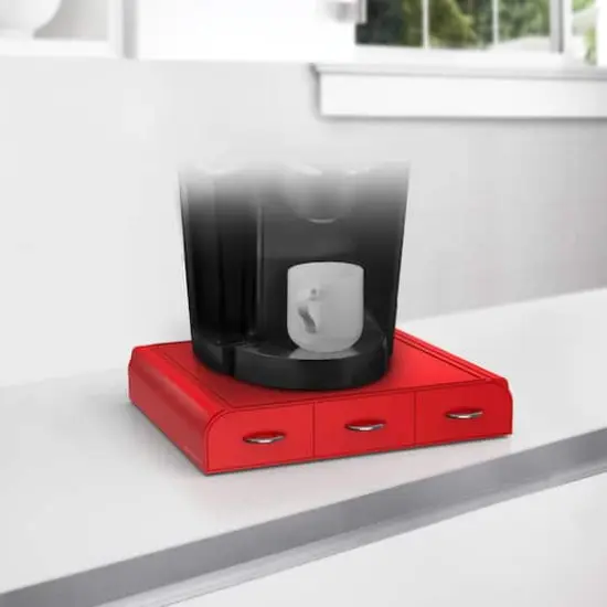 Mind Reader Red 36 Capacity Single Serve Coffee Pod Holder Drawer {3}