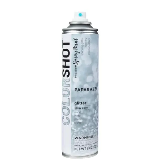 COLORSHOT&reg; Premium Glitter Spray Paint Paparazzi {5}