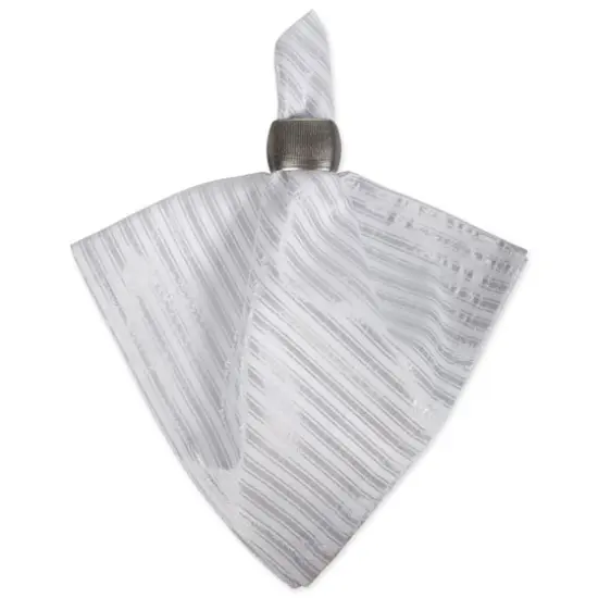 DII&reg; Silver Stripe Napkins, 6ct. {3}