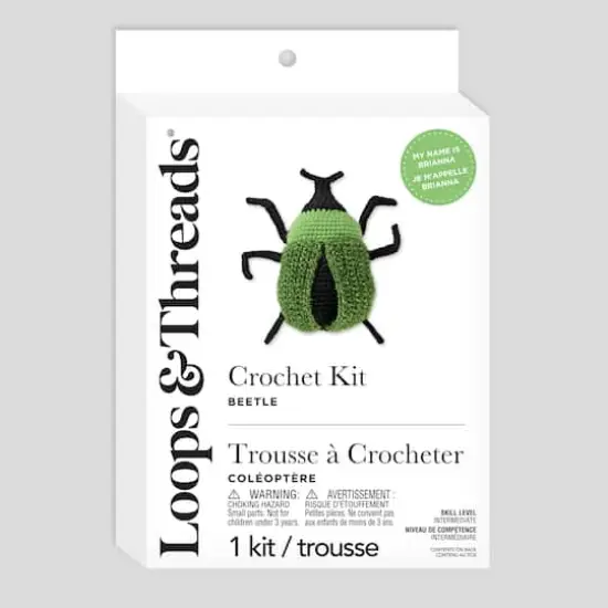 Intermediate Beetle Amigurumi Crochet Kit by Loops & Threads® {4}