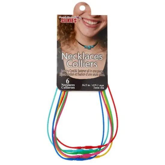 Stretch Magic Silkies&trade; Necklaces, Assorted Colors {1}