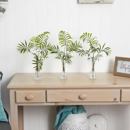 19" Mini Palm in Vase, 3ct. {5}