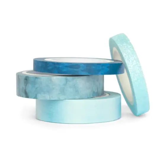 Aqua Silver Crafting Tape Set by Recollections&trade; {4}