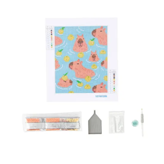 Capybaras Square Diamond Art Kit by Make Market&reg; {3}