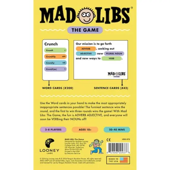 Looney Labs Mad Libs&reg; The Game {5}