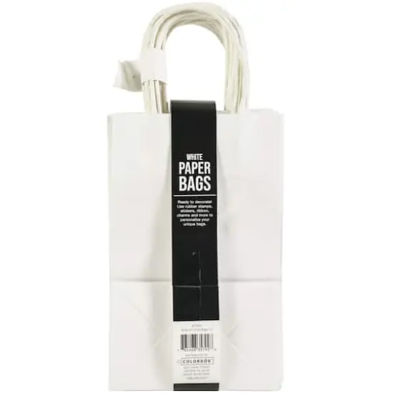 Colorbok&reg; Small White Craft Bags, 10ct. {3}