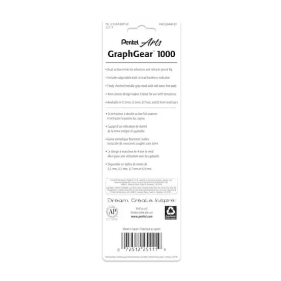 Pentel&reg; Arts GraphGear&trade; 1000 0.5mm Automatic Drafting Pencil {5}