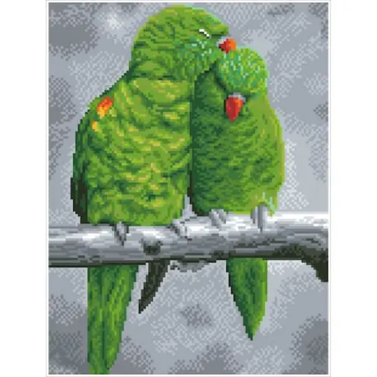 Diamond Dotz® Intermediate Sweet Perch Pre-Framed Diamond Painting Kit {3}