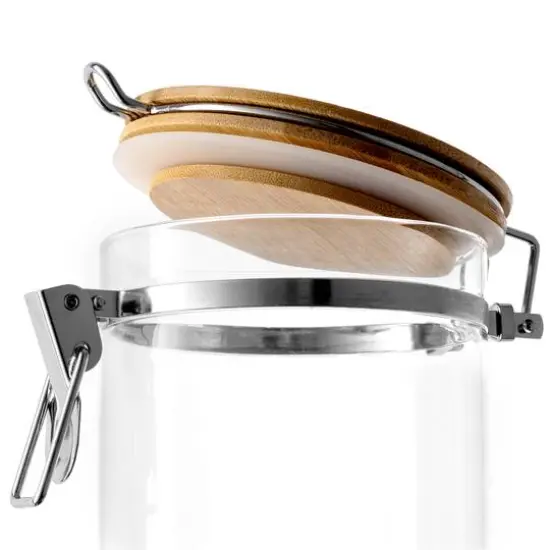 JoyJolt&reg; Airtight Glass Storage Jars, 2ct. {5}