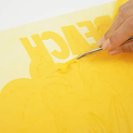 Flocked Heat Transfer Vinyl by Make Market&reg; Yellow {5}