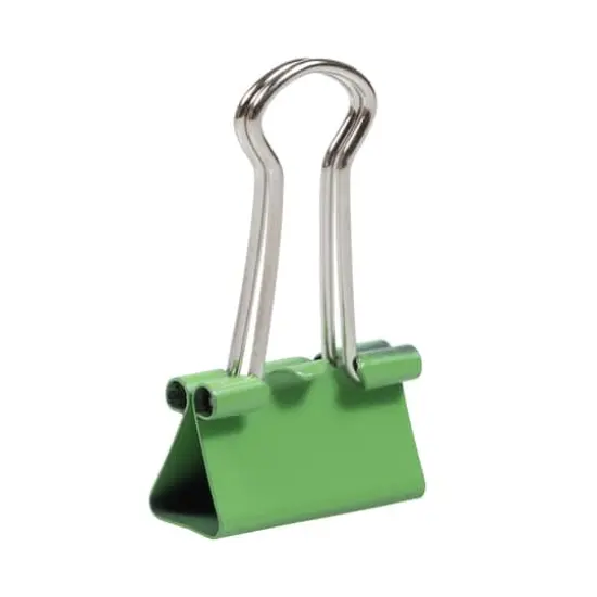 JAM Paper 3/4" Binder Clips, 25ct. Green {5}