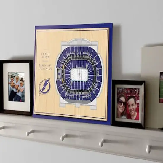 NHL 5-Layer StadiumView Wall Art Tampa Bay Lightning {4}