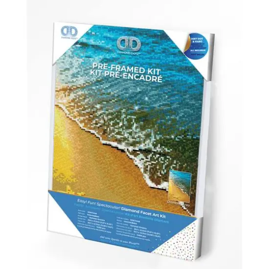 Diamond Dotz&reg; Intermediate Summer Dreams with Frame Diamond Painting Kit {4}