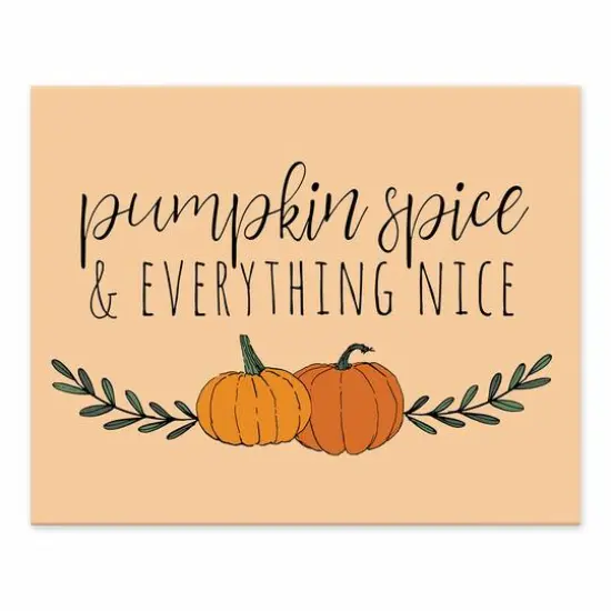 Pumpkin Spice Tabletop Canvas {1}
