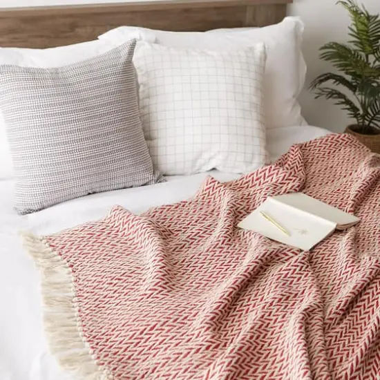 DII&reg; Zig-Zag Throw Tango Red {7}