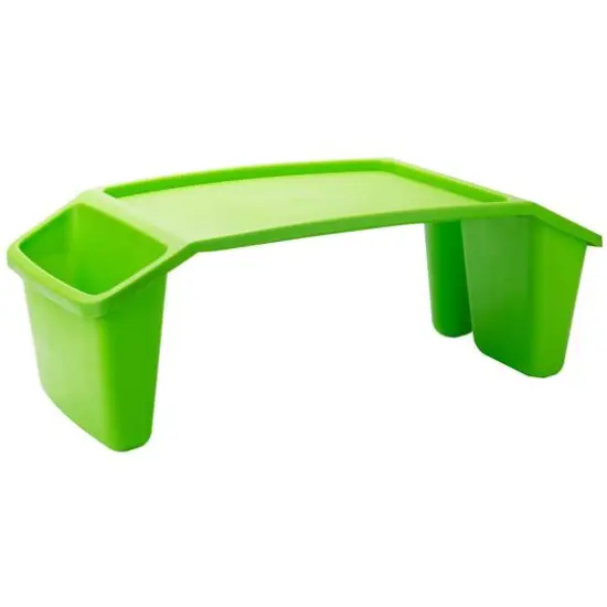 Mind Reader Kids&rsquo; Freestanding Portable Lap Desk With Side Pockets Green {9}