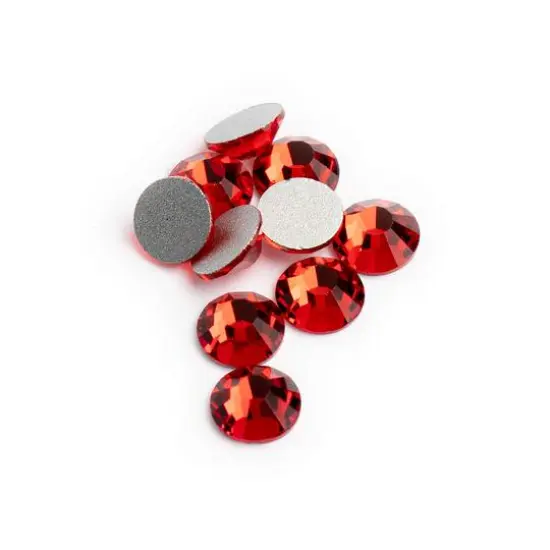 John Bead Crystal Lane SS30 Glass Round Flatback Rhinestones, 72ct. Light Pink Siam {1}