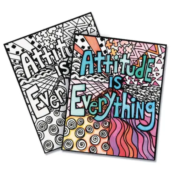 S&S® Worldwide Attitude Is Everything Velvet Art Posters, 24ct. {3}
