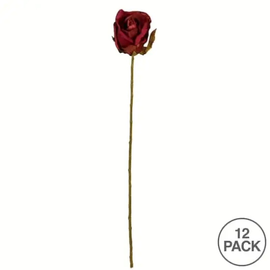 Burgundy Rose Stem, 12ct. {4}