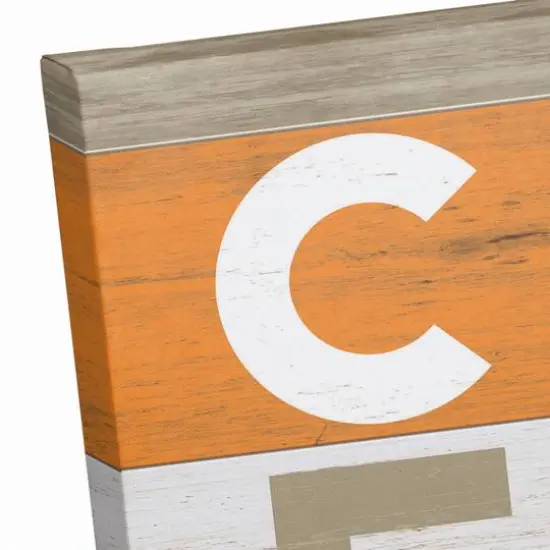 Creepy Wood Slats Canvas Wall Art {4}