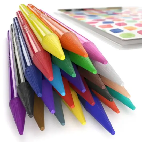 Arteza&reg; 24 Piece Woodless Watercolor Pencils {5}