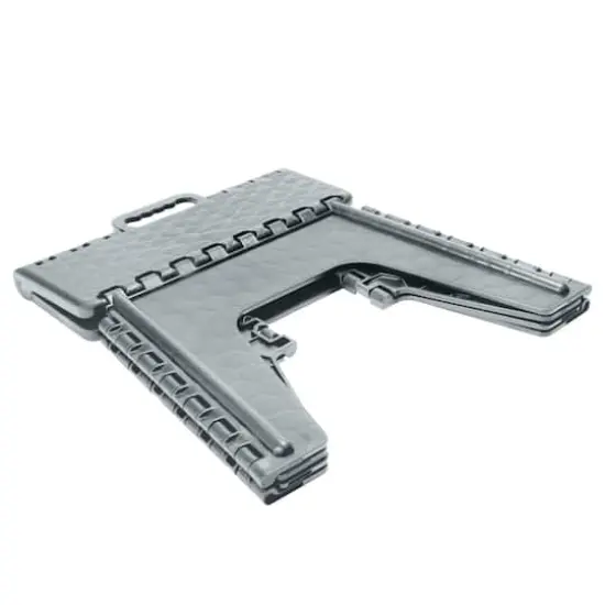 Simplify 12" Folding Step Stool Gray {7}