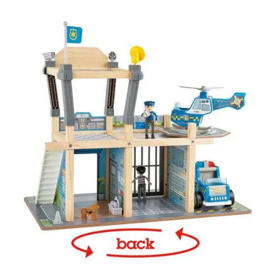 Hape Metro Police Department Lights & Sounds Playset {9}