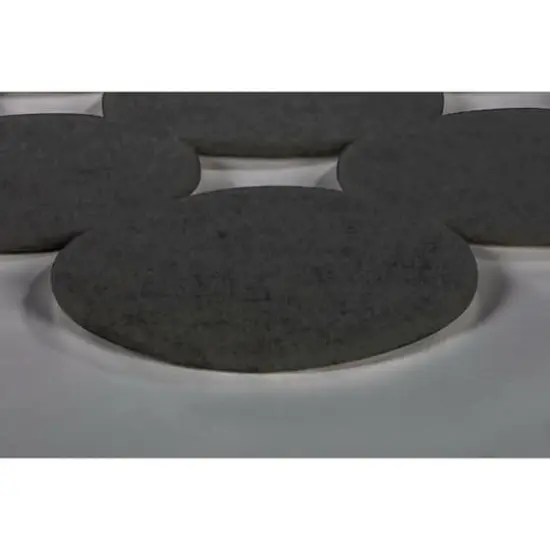 RoomMates Charcoal Modern Circles Acoustical Peel & Stick Tiles {5}