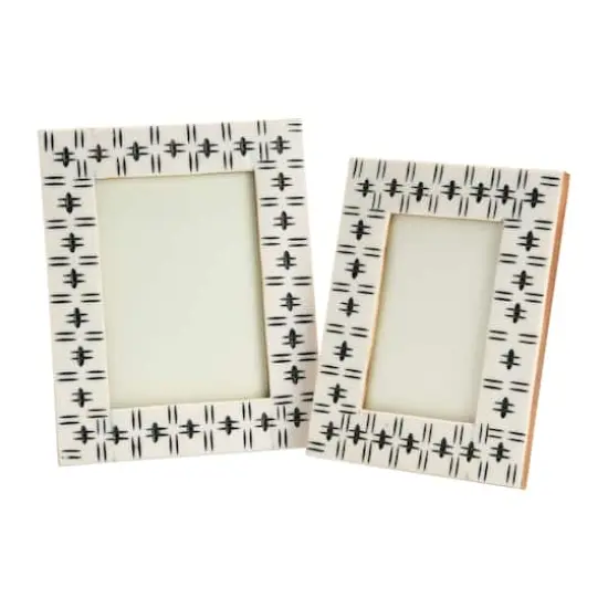 Hello Honey&reg; 2 Pack Black & White Photo Frame {1}