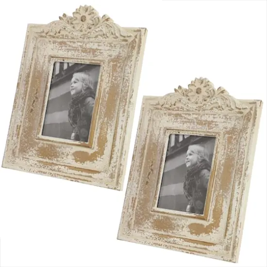 2 Pack Whitewashed Vintage Style 11" x 14" Frame {8}