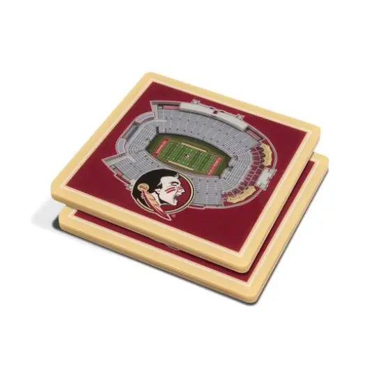 NCAA 3D StadiumView Coasters Florida State Seminoles {1}