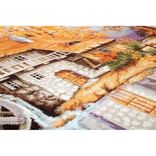 Luca-S Autumn Landscape Counted Cross Stitch Kit {9}