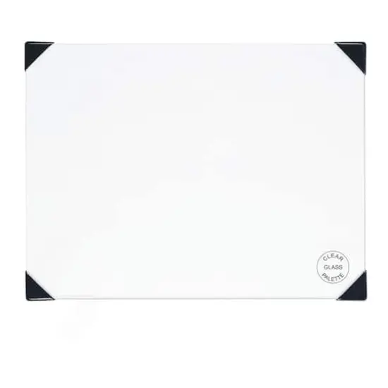 New Wave&reg; POSH&reg; Glass Table Top Palette Clear {1}