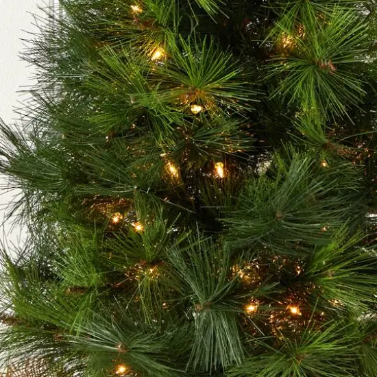 3ft. Pre-Lit Artificial Christmas Tree, Clear Lights {7}