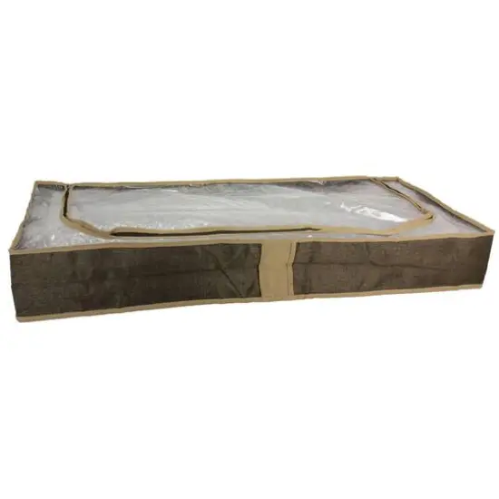 Household Essentials Under Bed Storage Bag Brown {1}