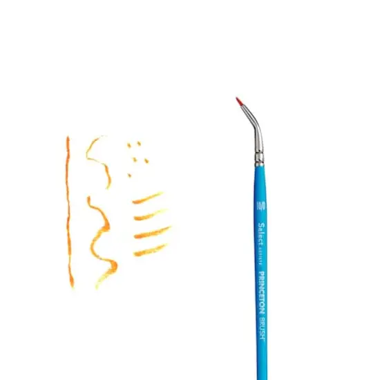 Princeton™ Select™ Artiste Series 3750 Short Handle Angle Spot Detailer Brush {4}