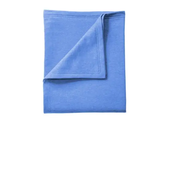 Port & Company&reg; Core Fleece Sweatshirt Blanket Heather Royal {1}