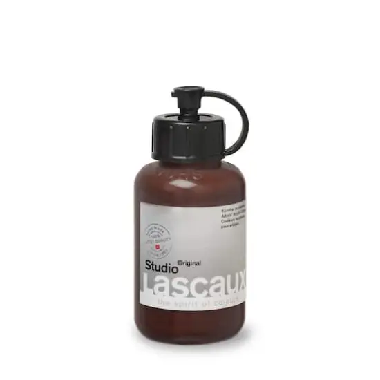 Lascaux Studio Acrylic Paint, 85mL 966 Oxide Brown Deep {1}