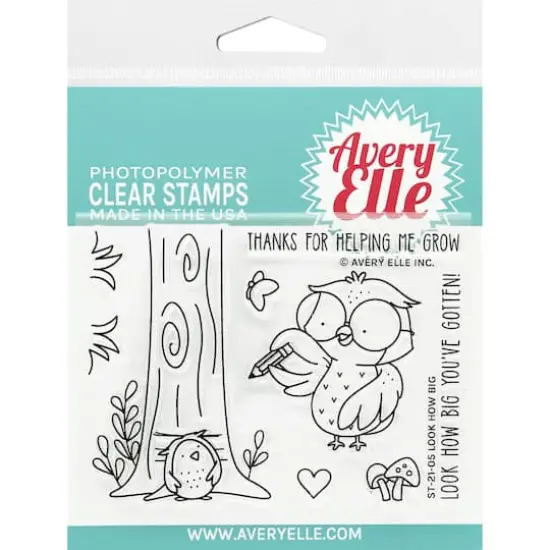 Avery Elle Look How Big Clear Stamps {1}