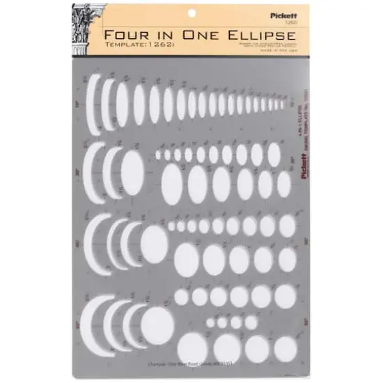 Pickett 4-in-1 Ellipse Inking Template {1}